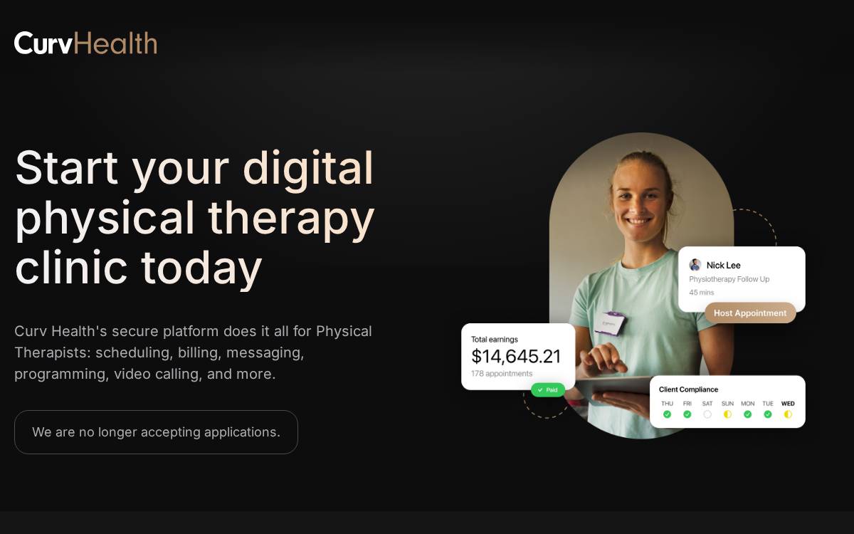 Curv Health website preview