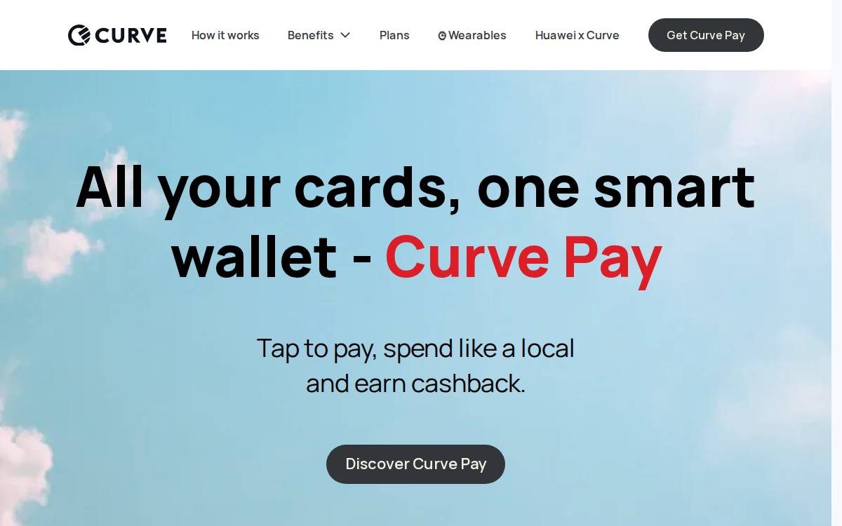 Curve website preview