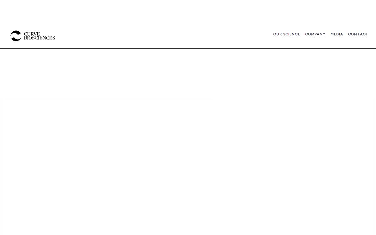 Curvebio website preview