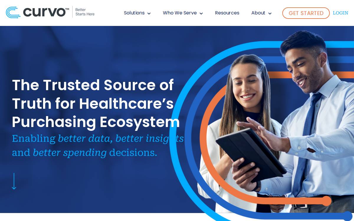 Curvo Labs website preview