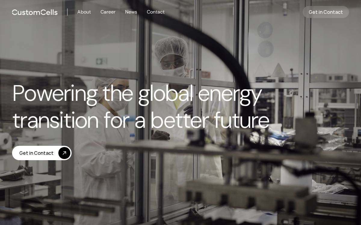 Customcells website preview