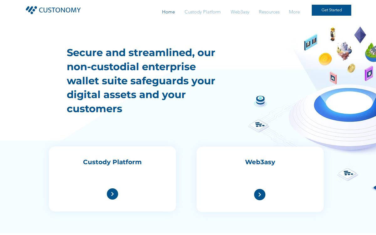 Custonomy website preview