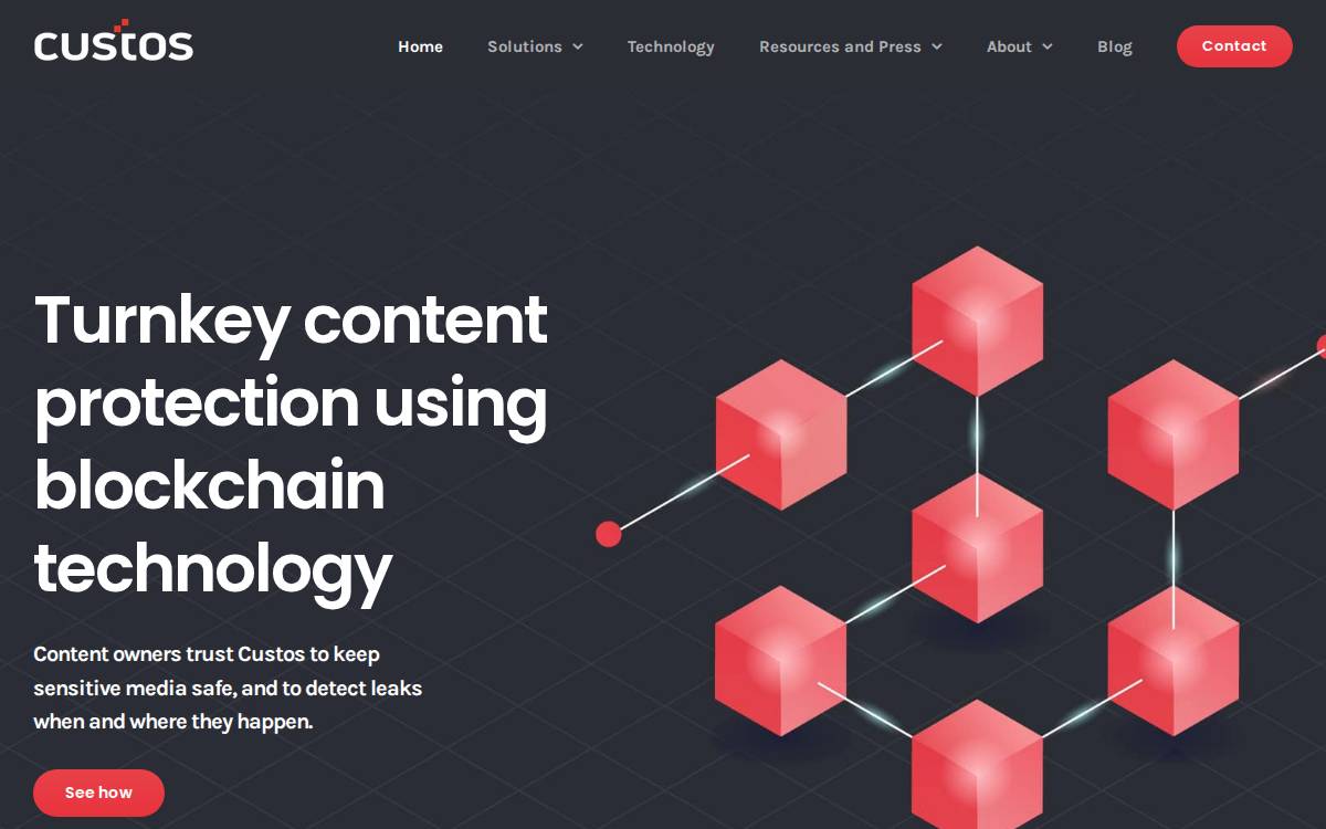 Custostech website preview
