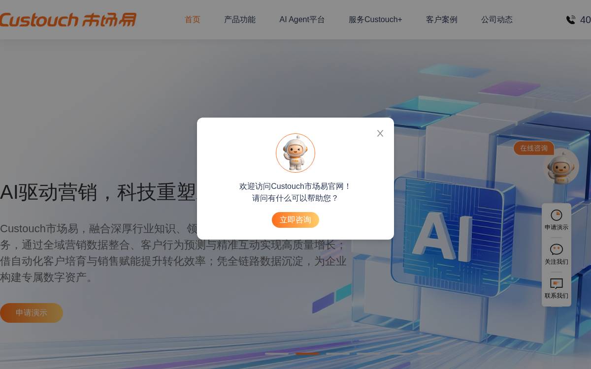 Custouch website preview