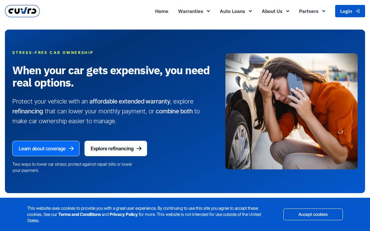 Cuvrd website preview