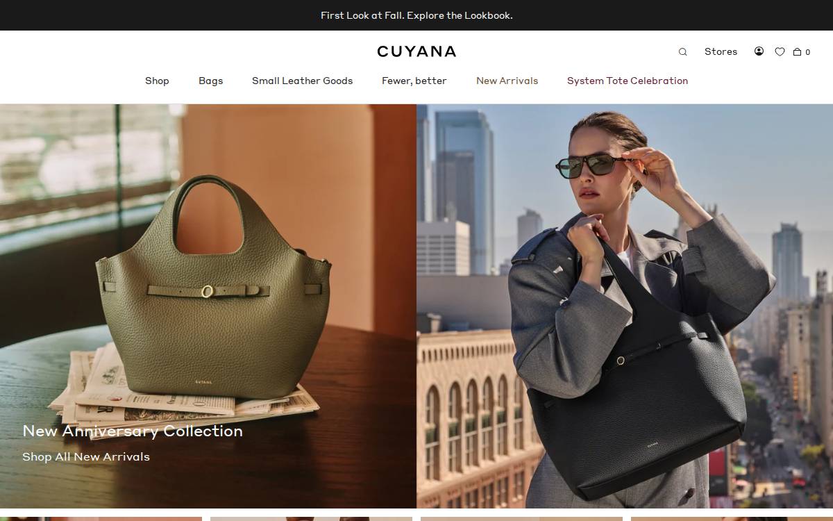 Cuyana website preview