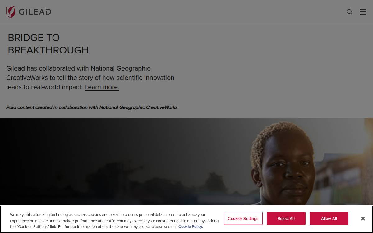CV Therapeutics website preview