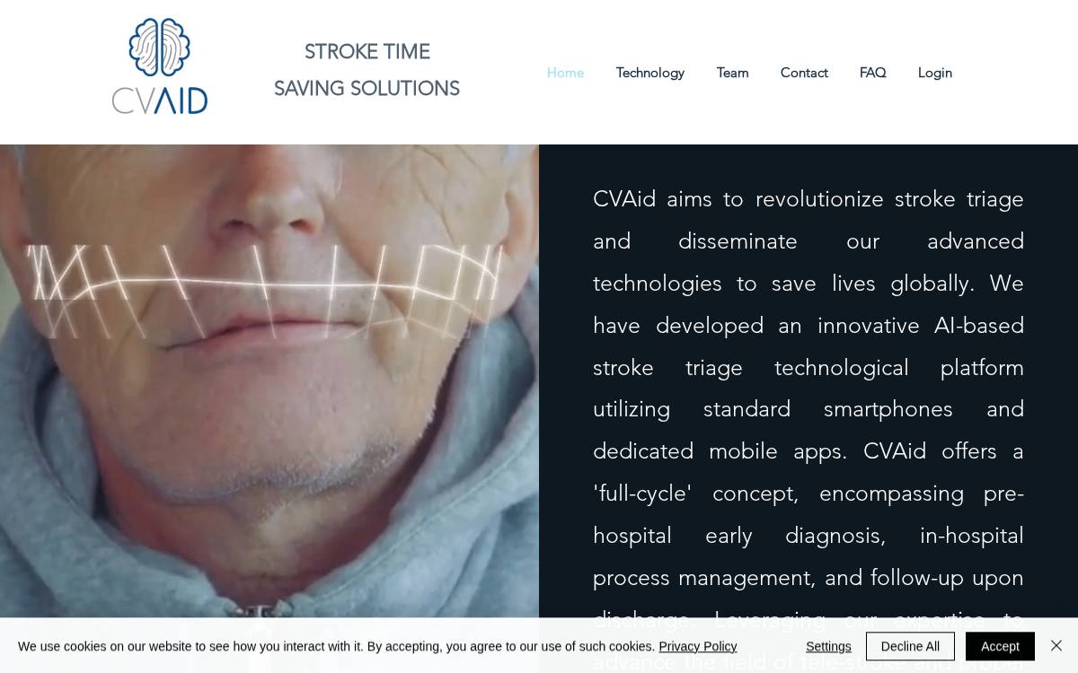 CVAid website preview