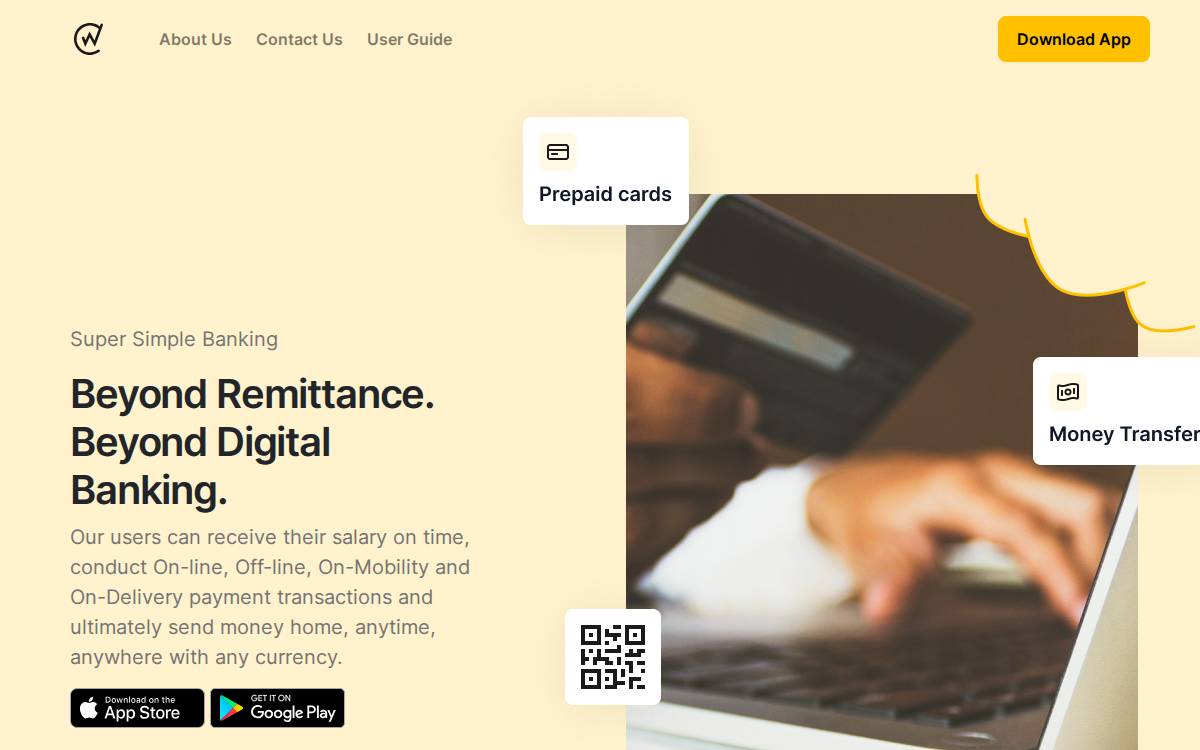 Cwallet website preview