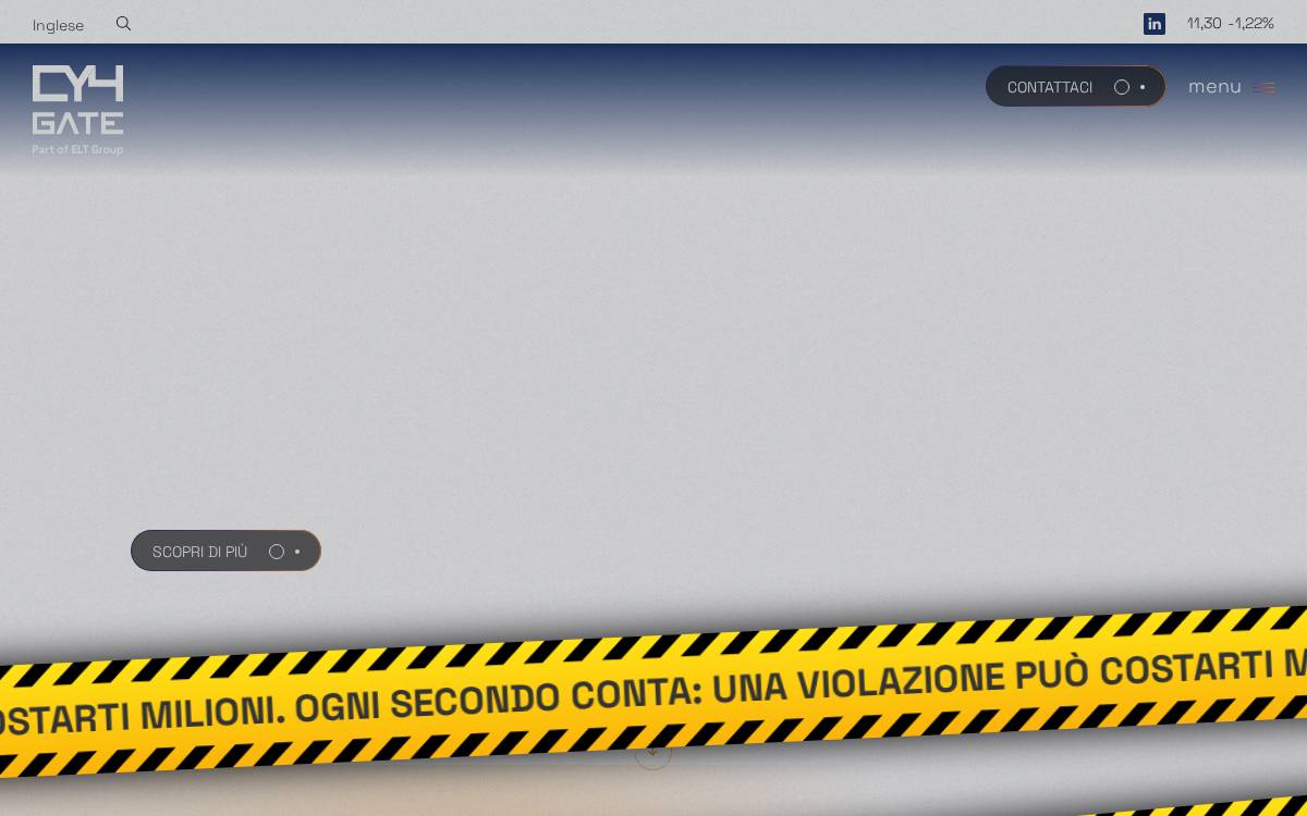 Cy4gate website preview