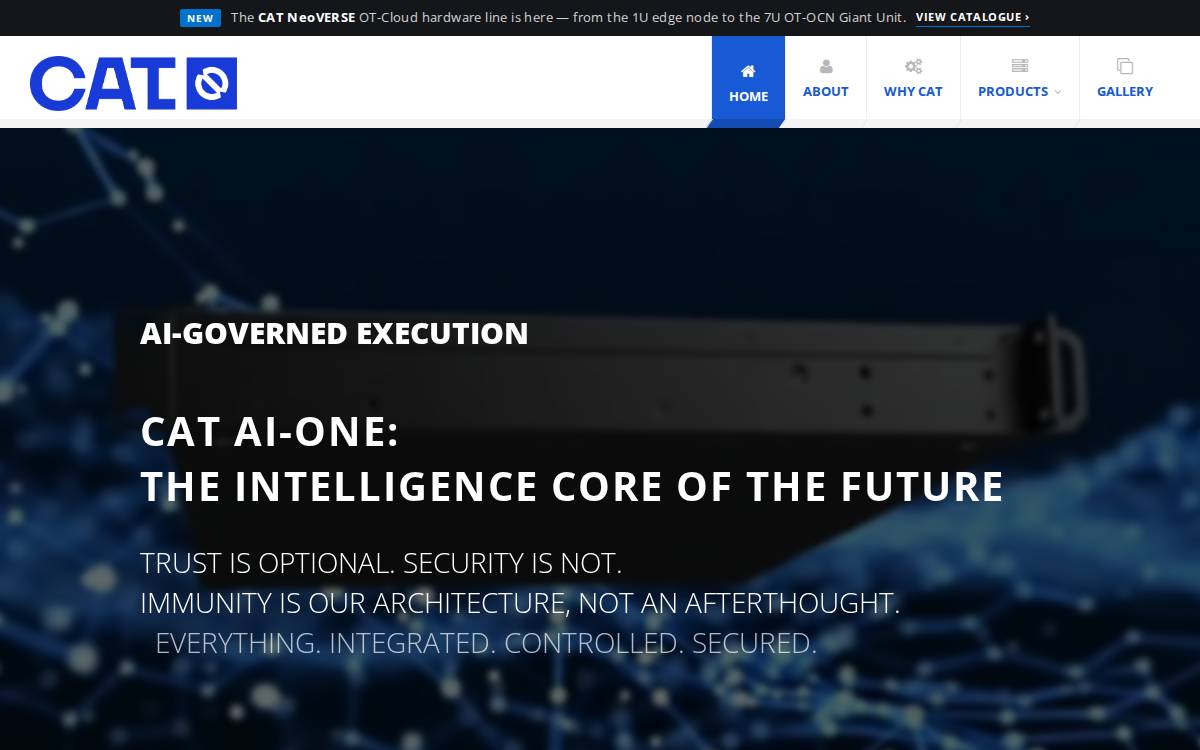 Cyber Advanced Technology website preview