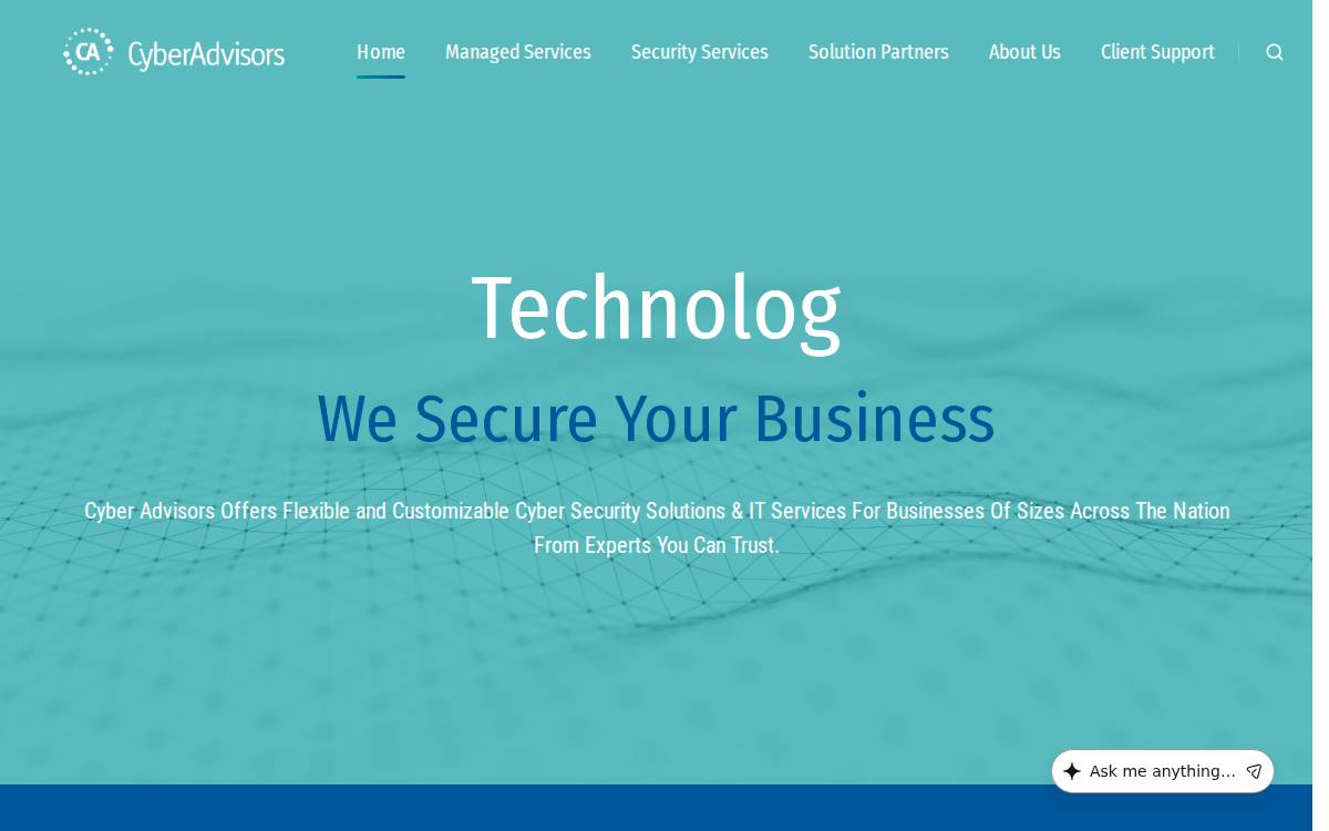 Cyber Advisors website preview
