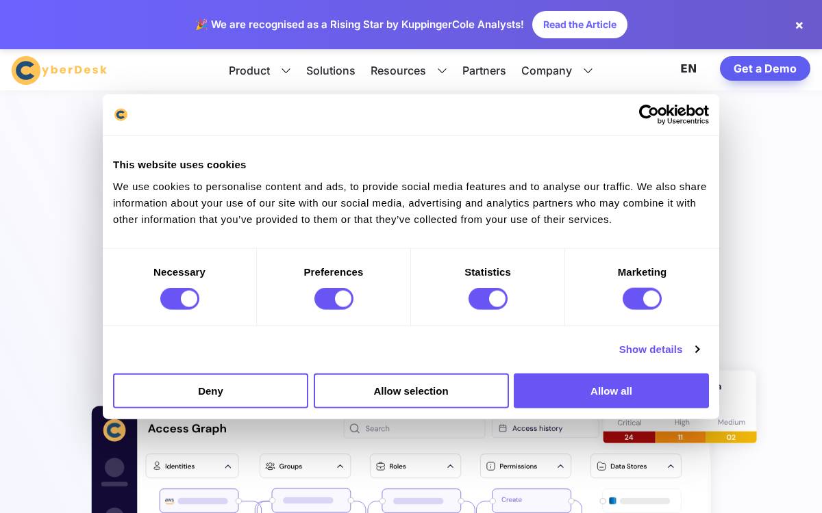 CyberDesk website preview