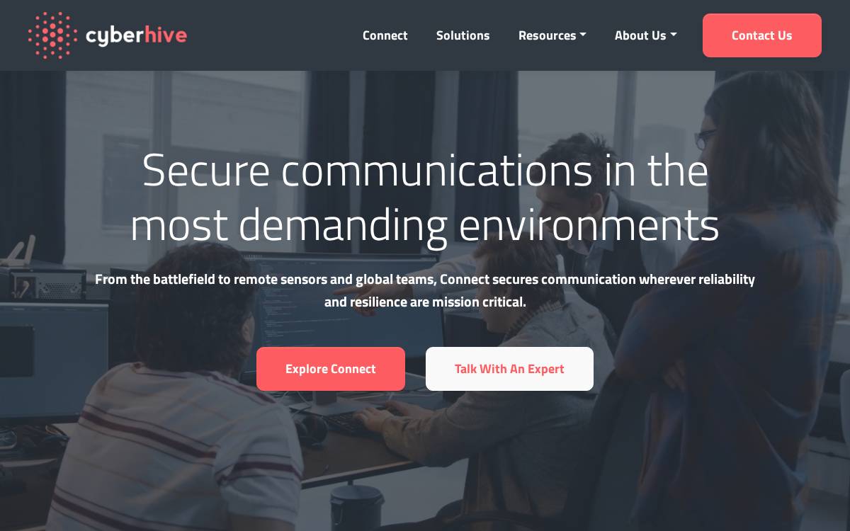 Cyberhive website preview