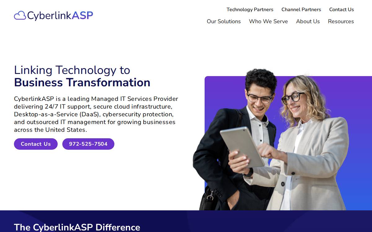 CyberlinkASP website preview