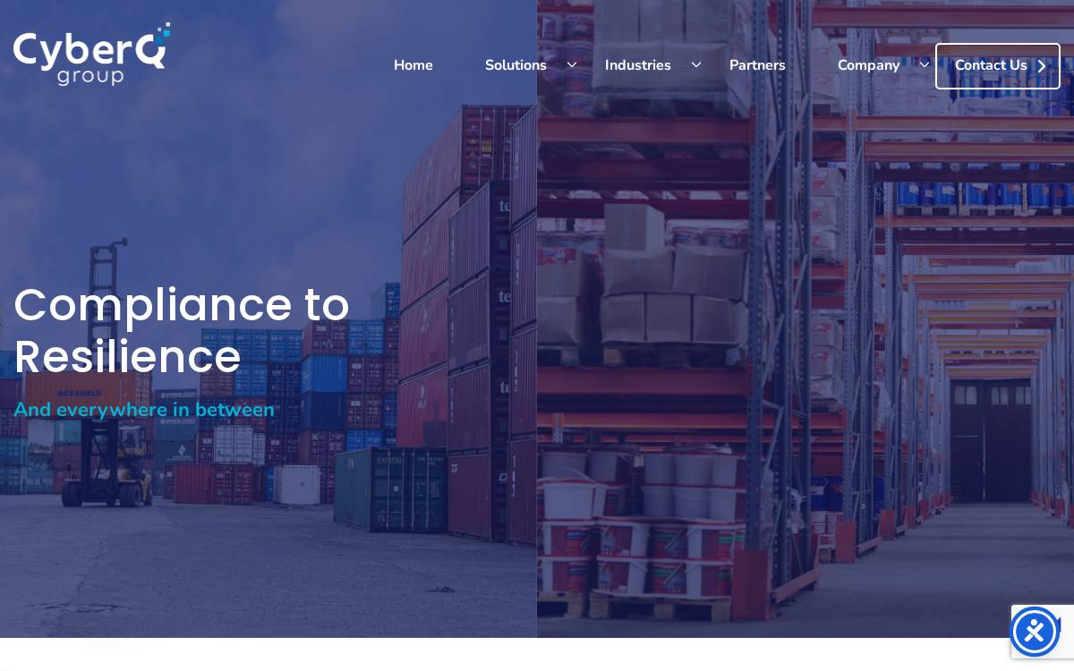 CyberQ Group Seed website preview