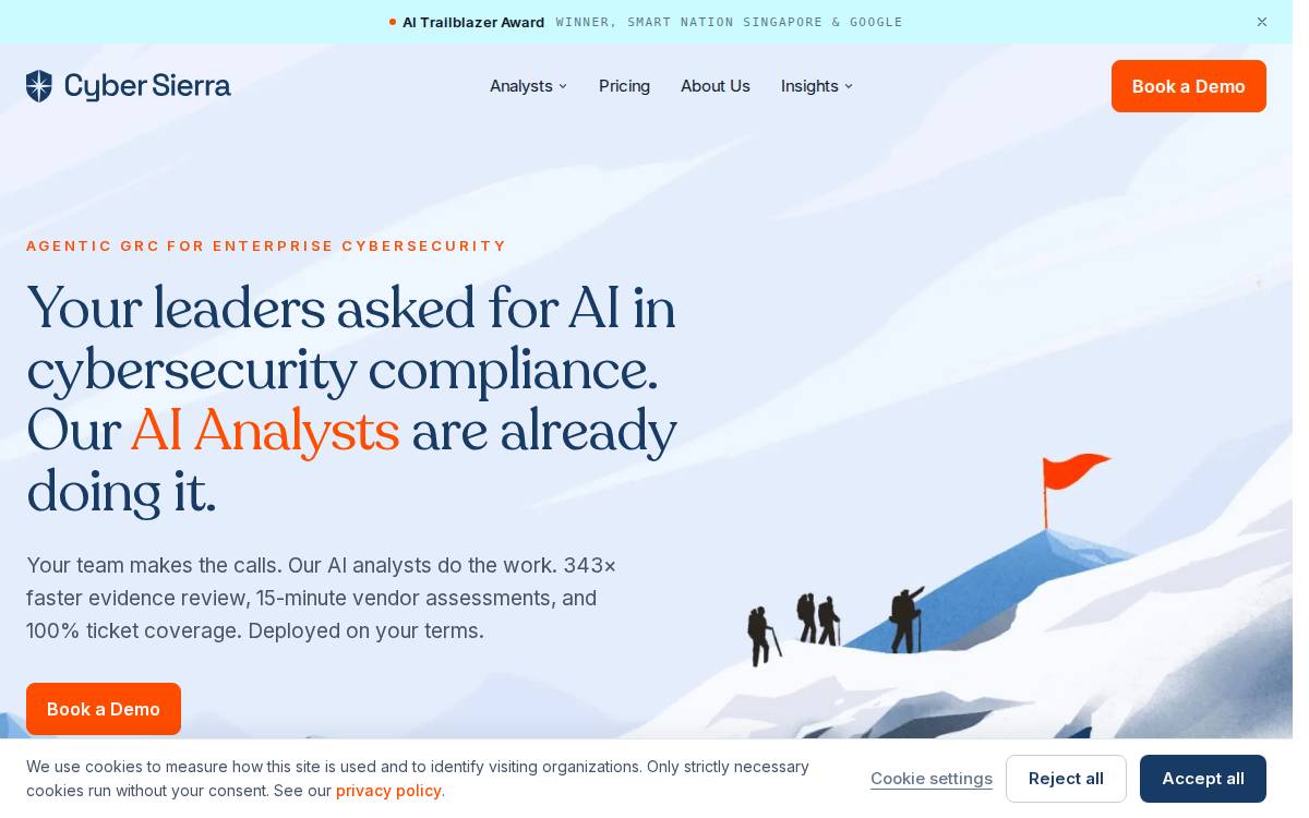 CyberSierra website preview