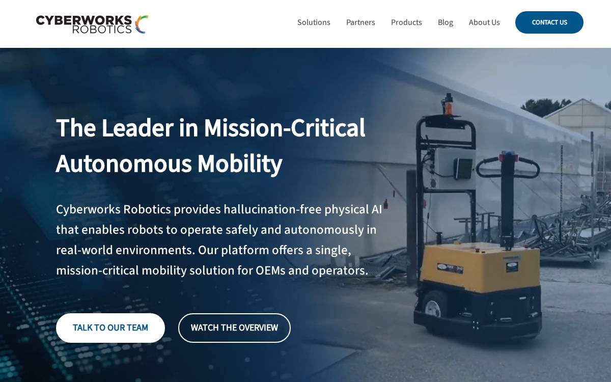 Cyberworks Robotics Website website preview