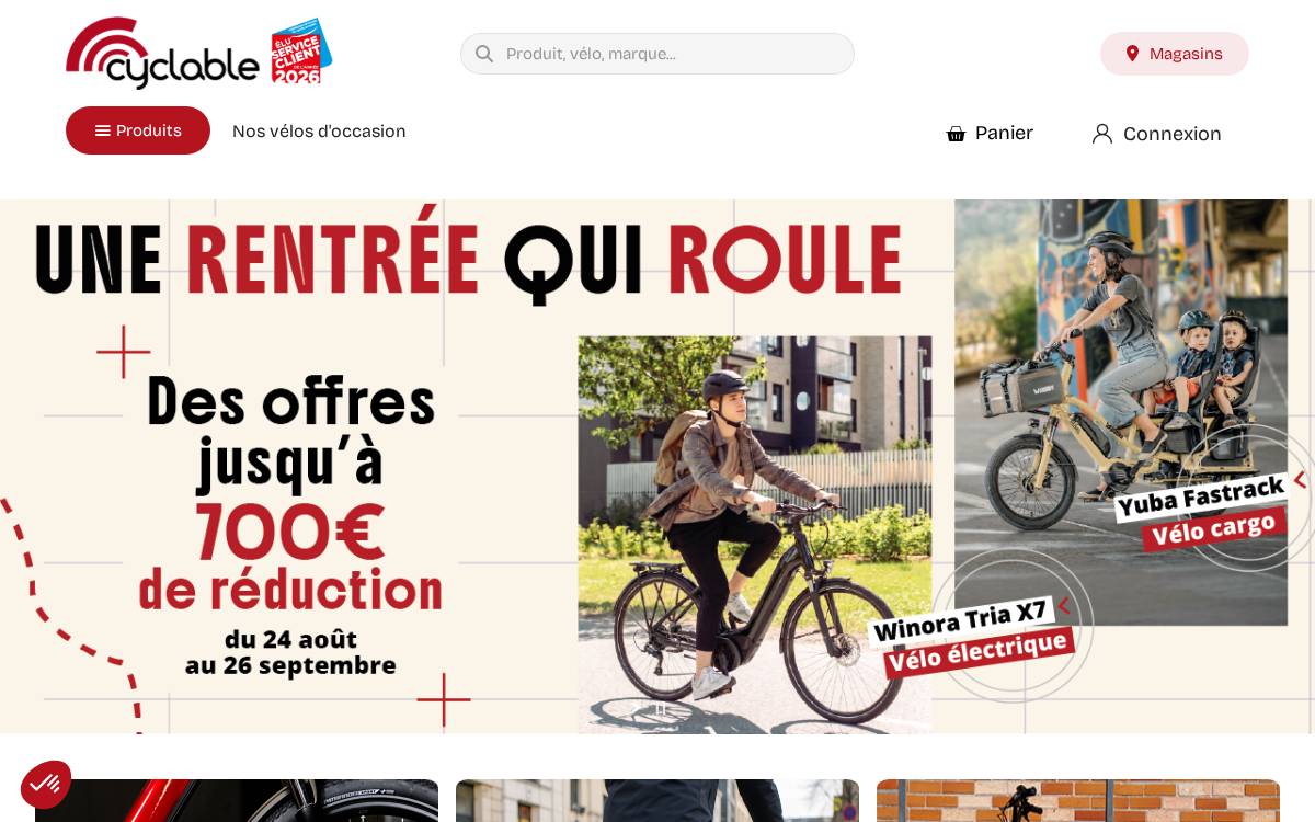 Cyclable website preview