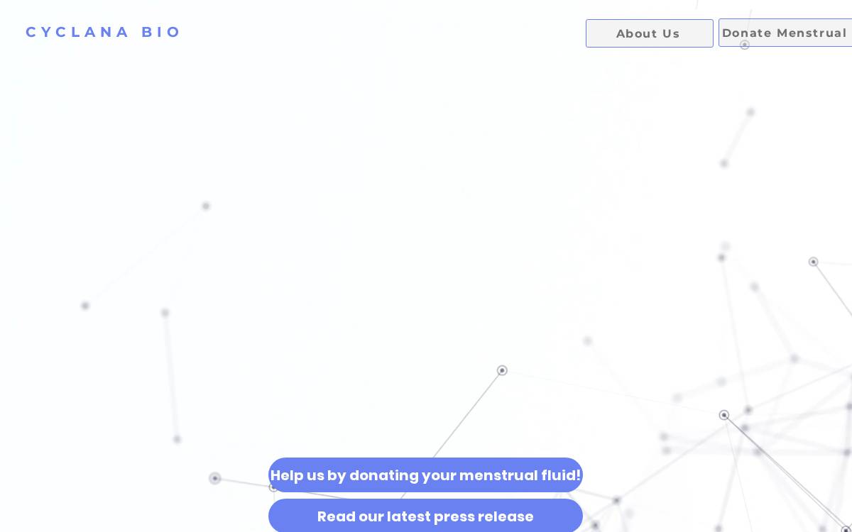Cyclana Bio website preview