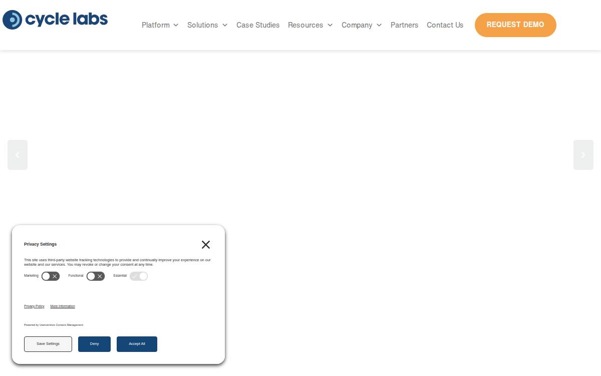 Cycle Labs website preview