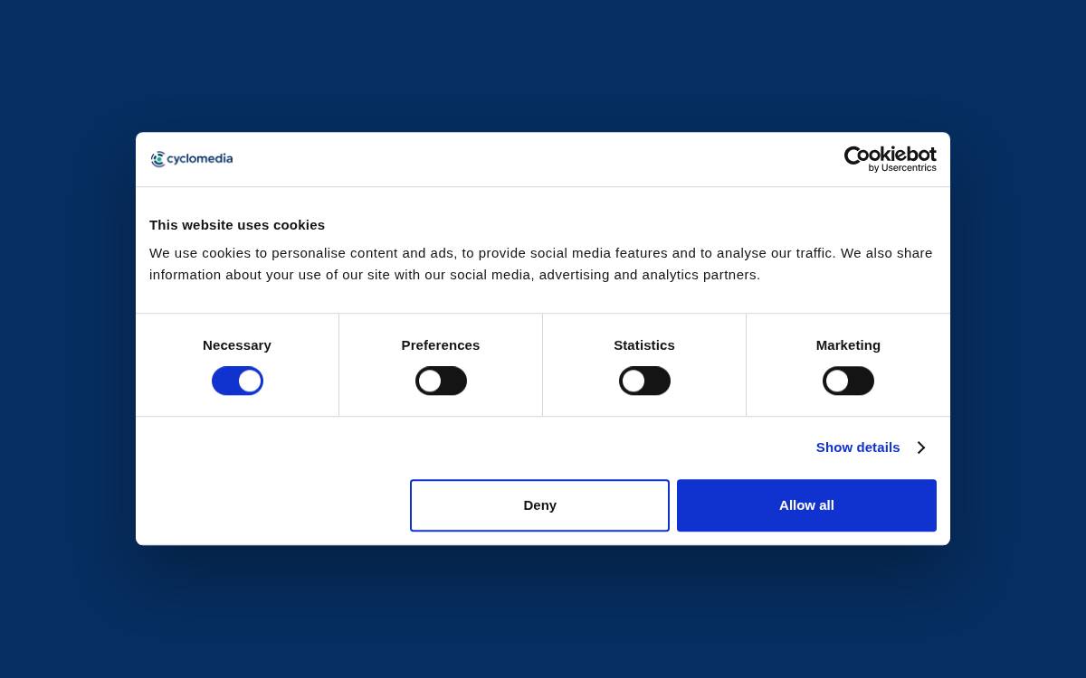 Cyclomedia website preview