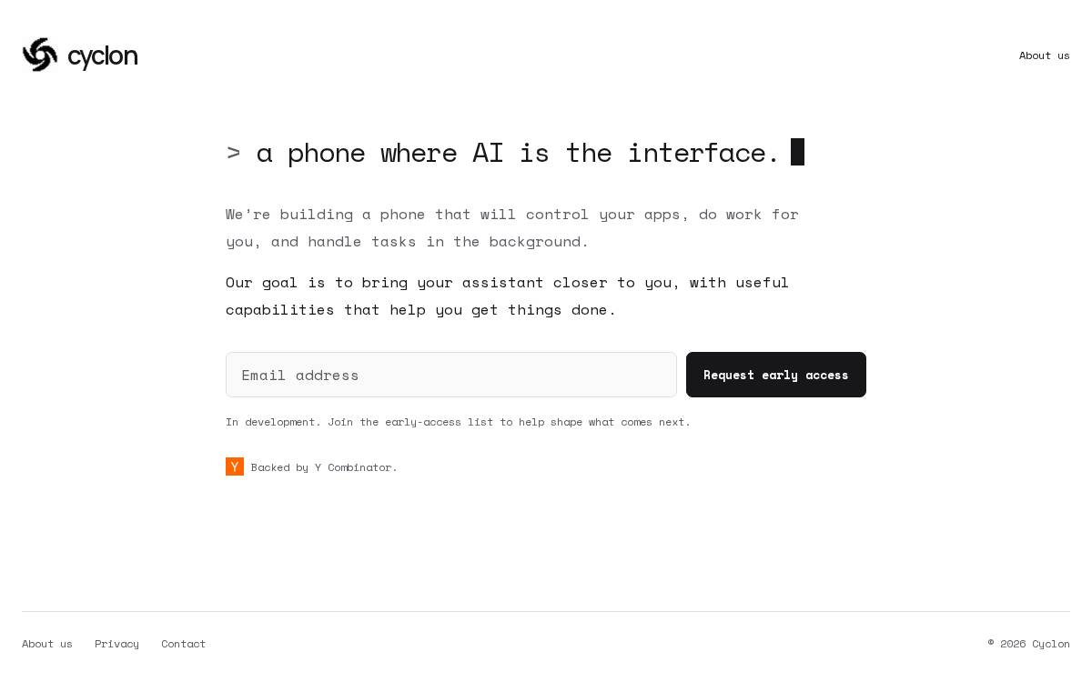 Cyclon website preview