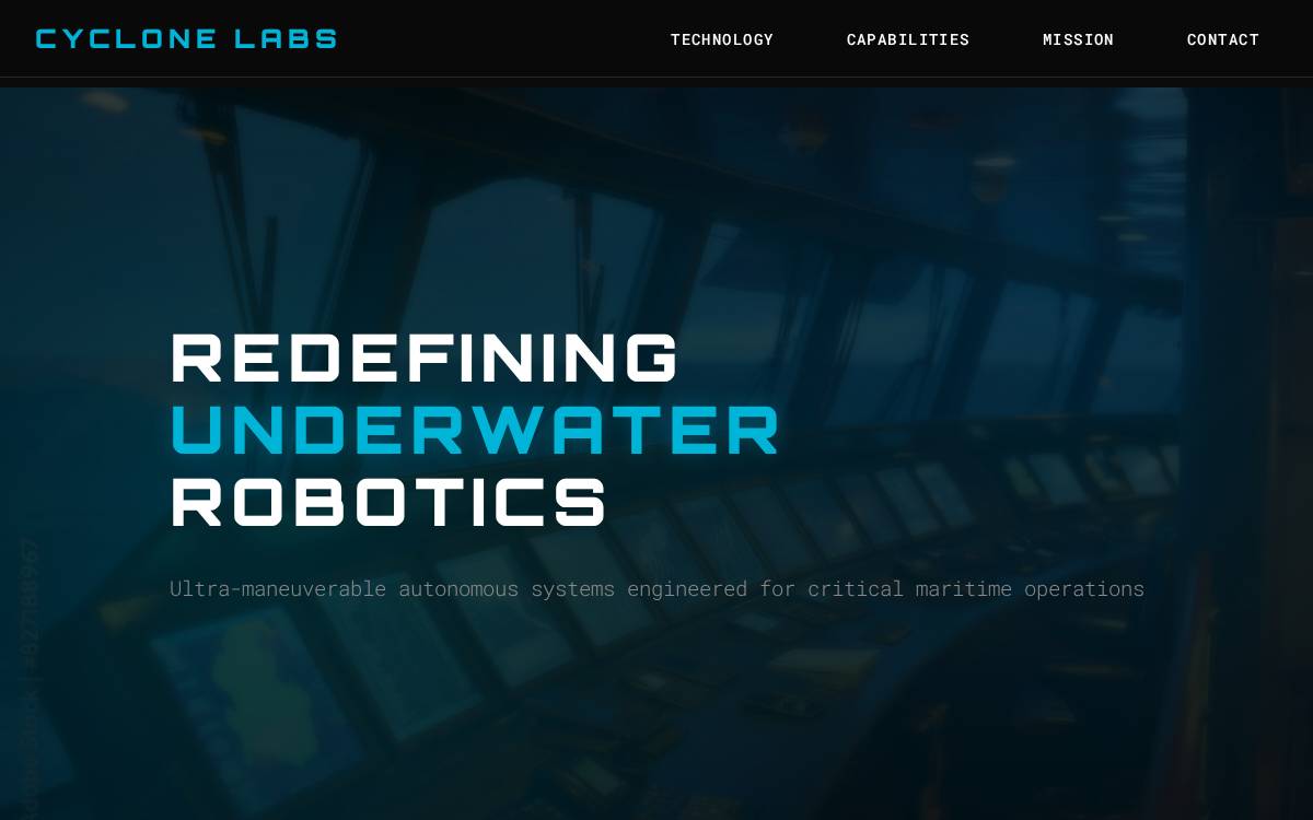 Cyclone Labs website preview
