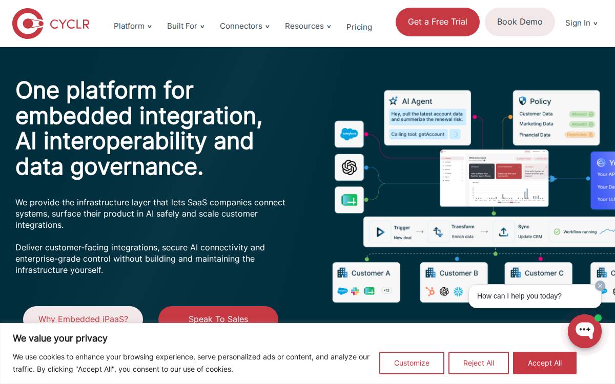 Cyclr website preview