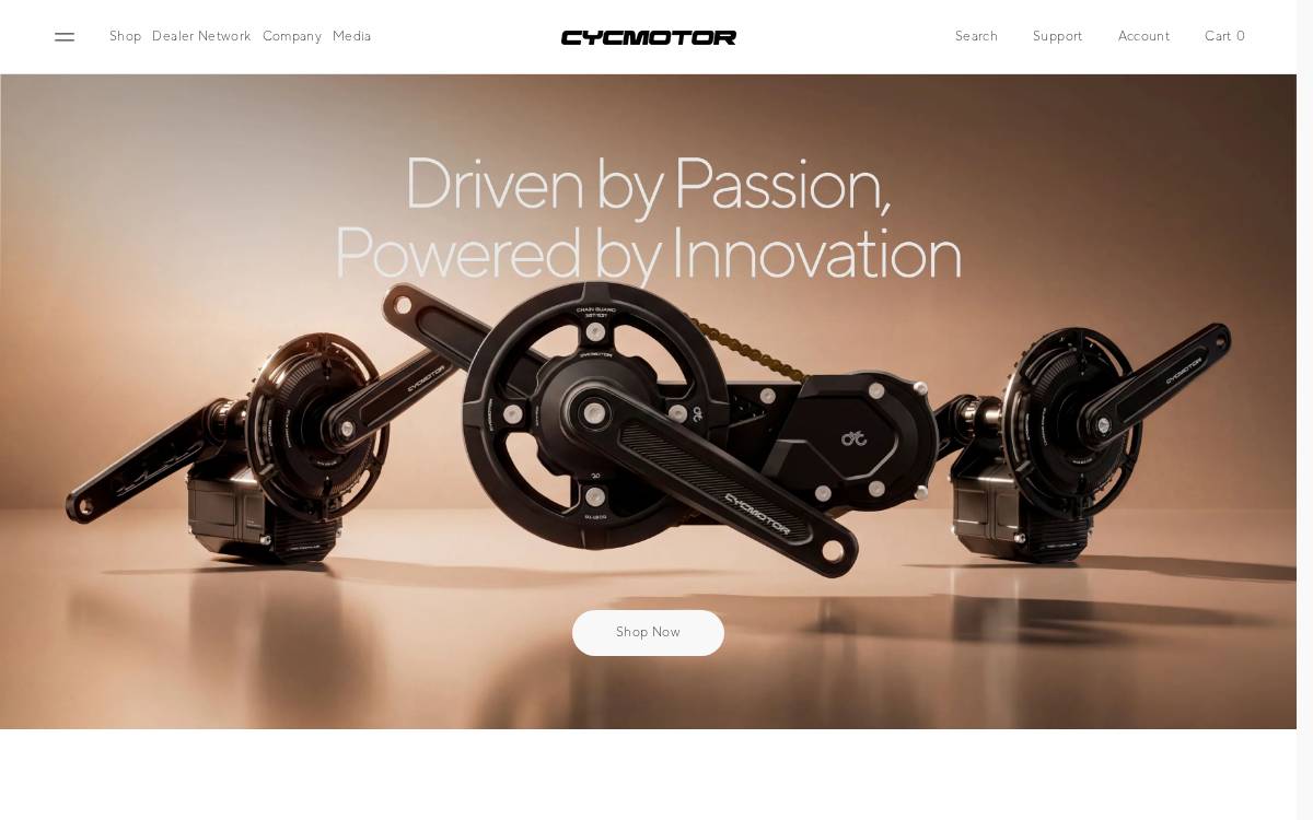 Cycmotor website preview