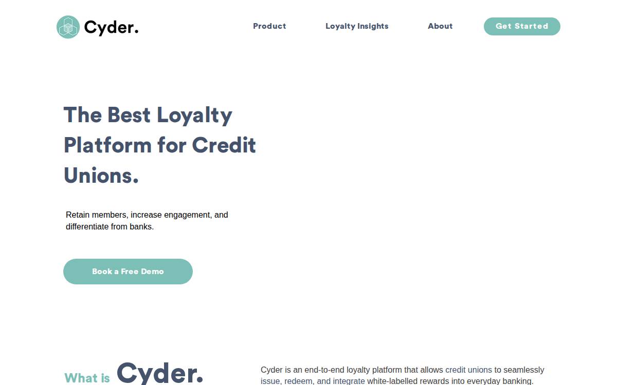 Cyder website preview
