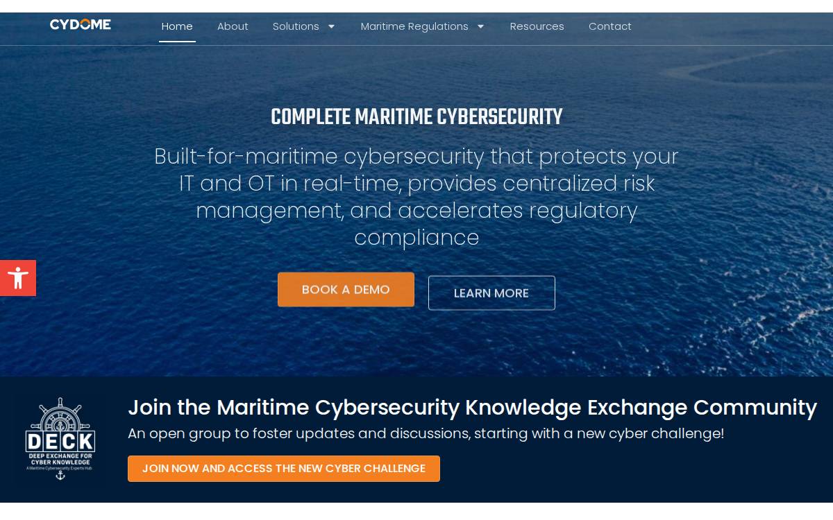 Cydome website preview