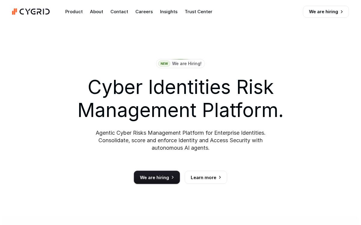Cygrid website preview