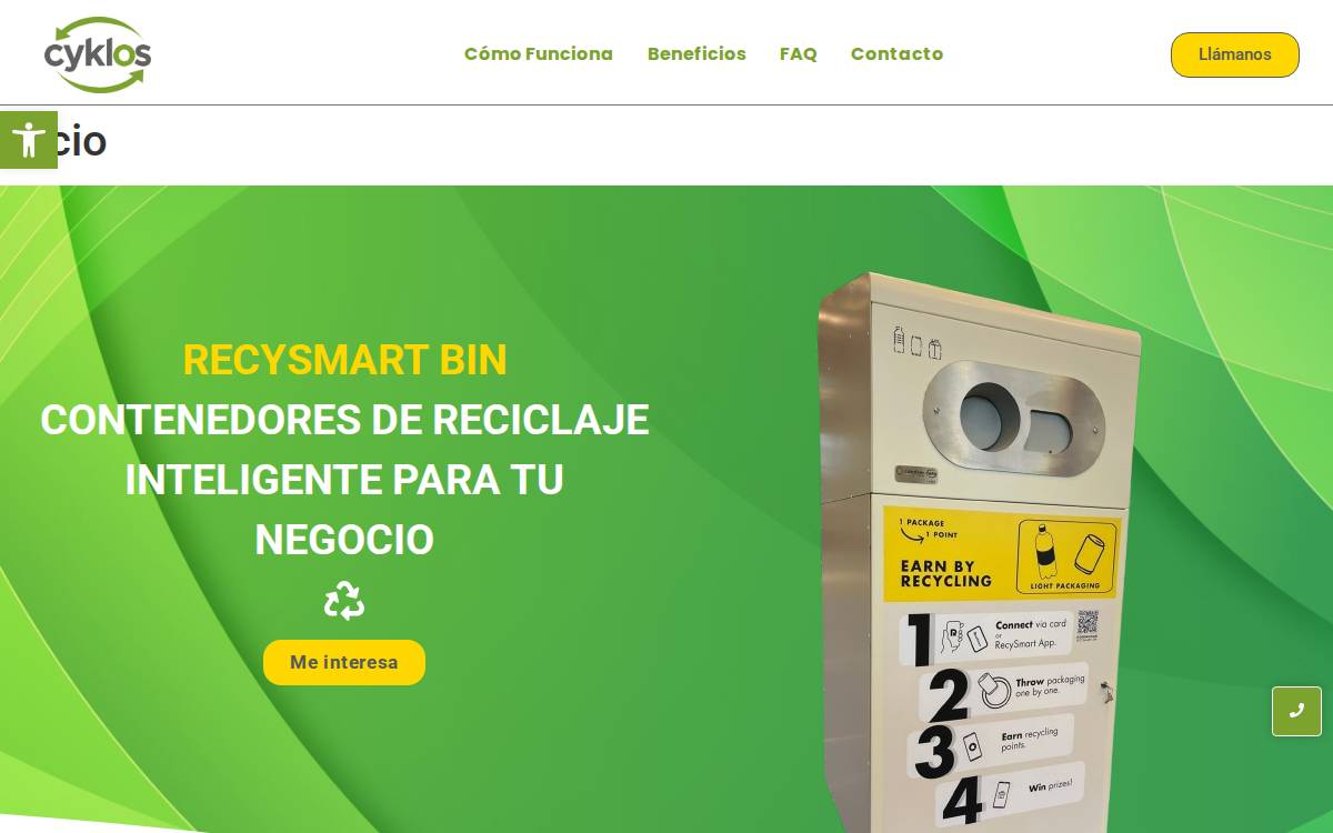 Cyklos website preview