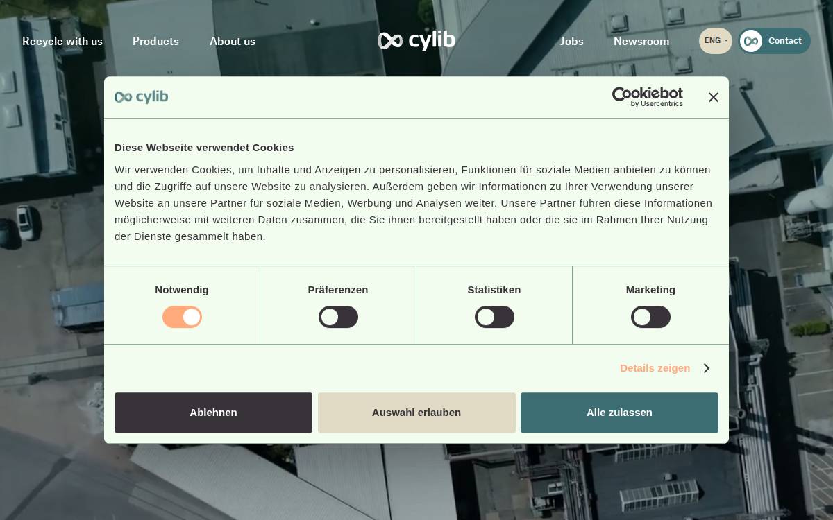 cylib website preview
