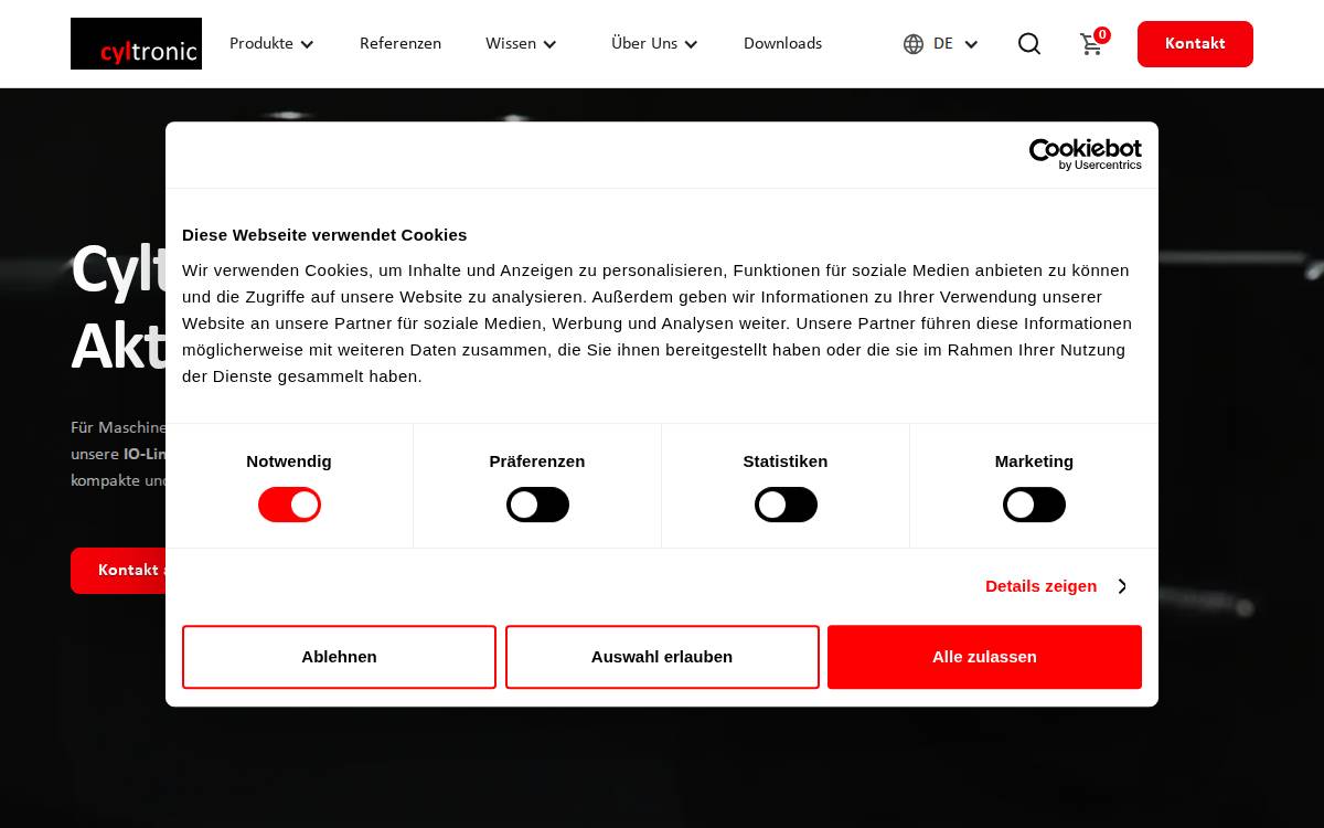 Cyltronic website preview