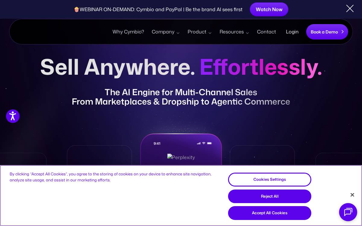 Cym website preview