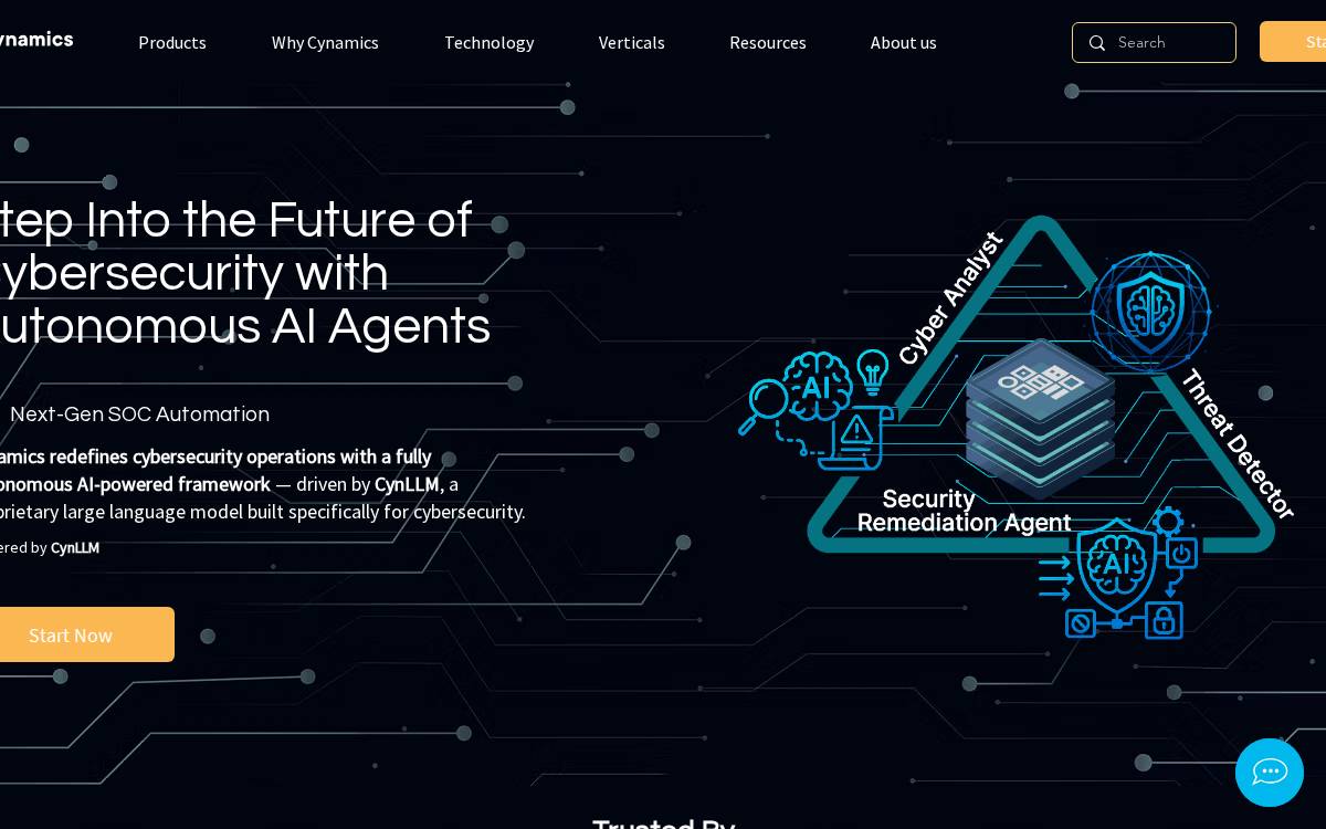 Cynamics website preview