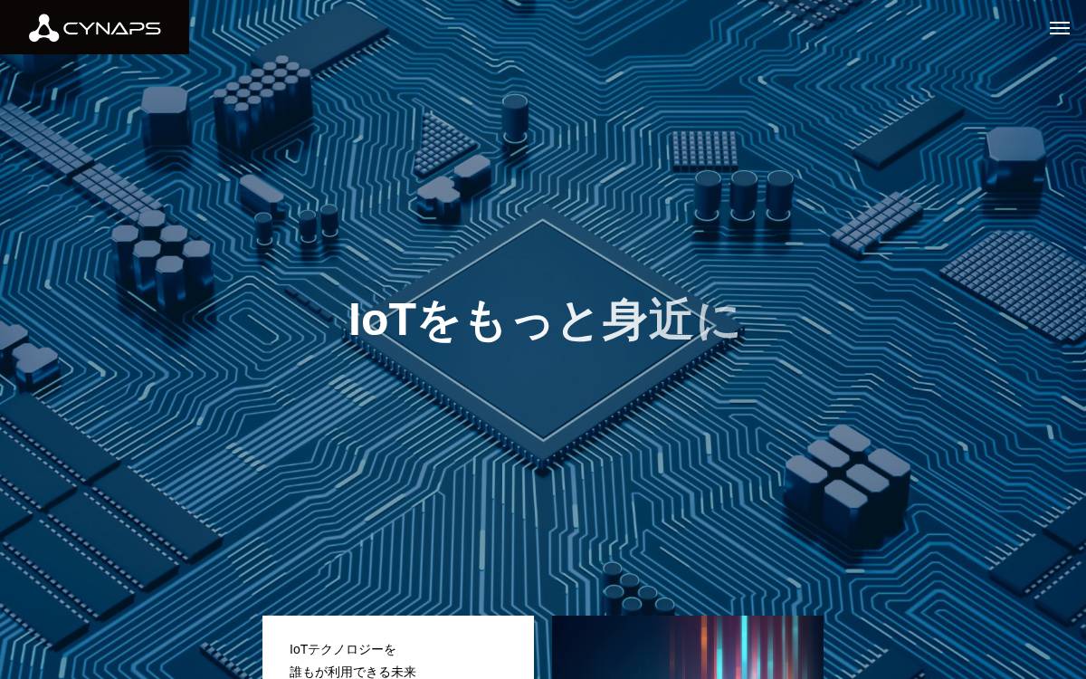 Cynaps website preview