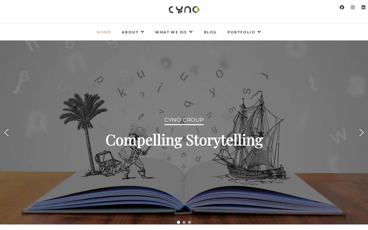 Cynogroup website preview