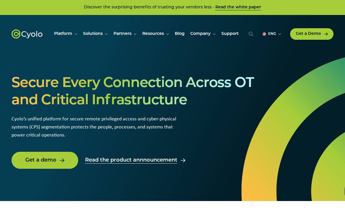 Cyolo website preview