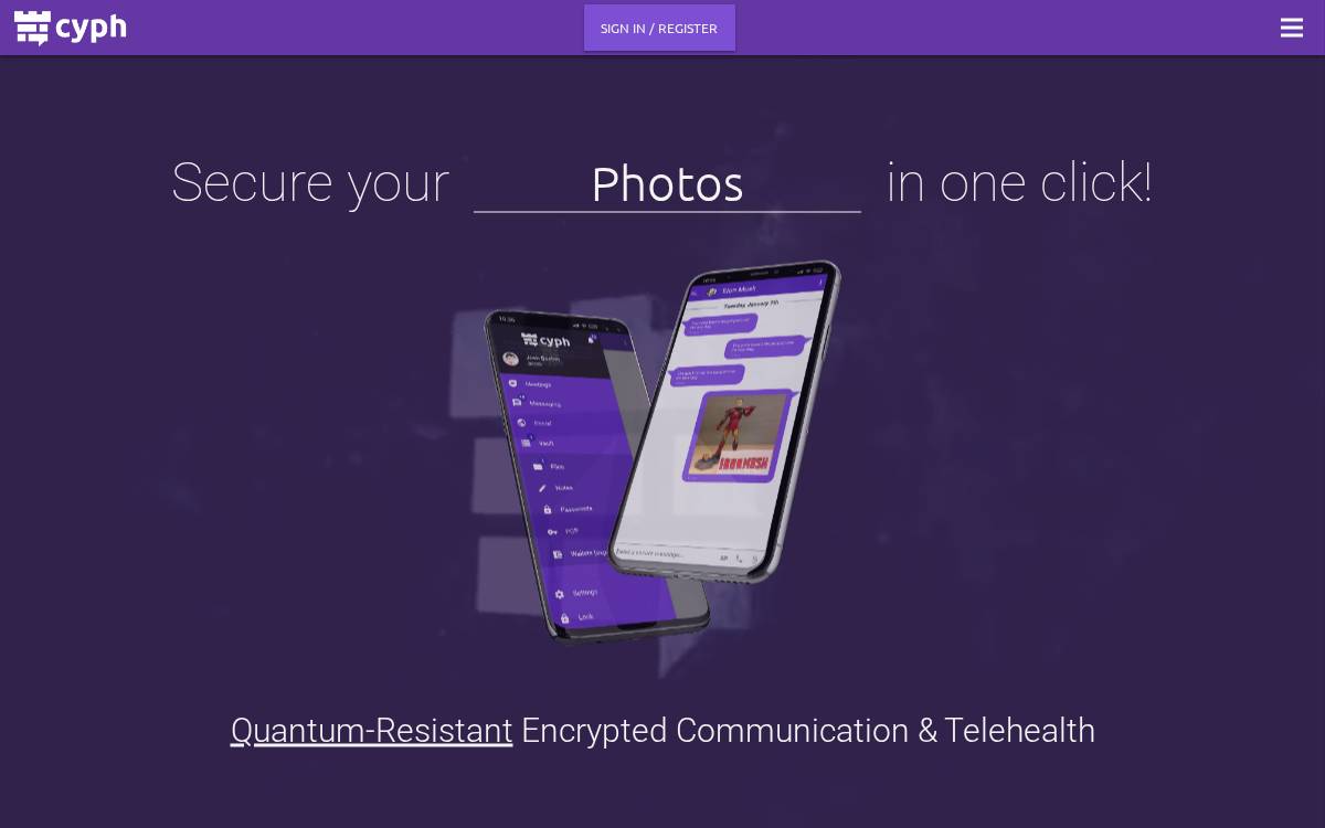 Cyph website preview