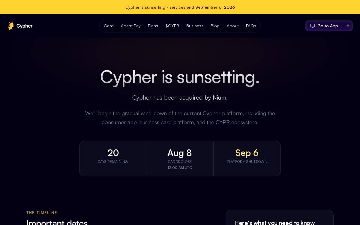 Cypher website preview