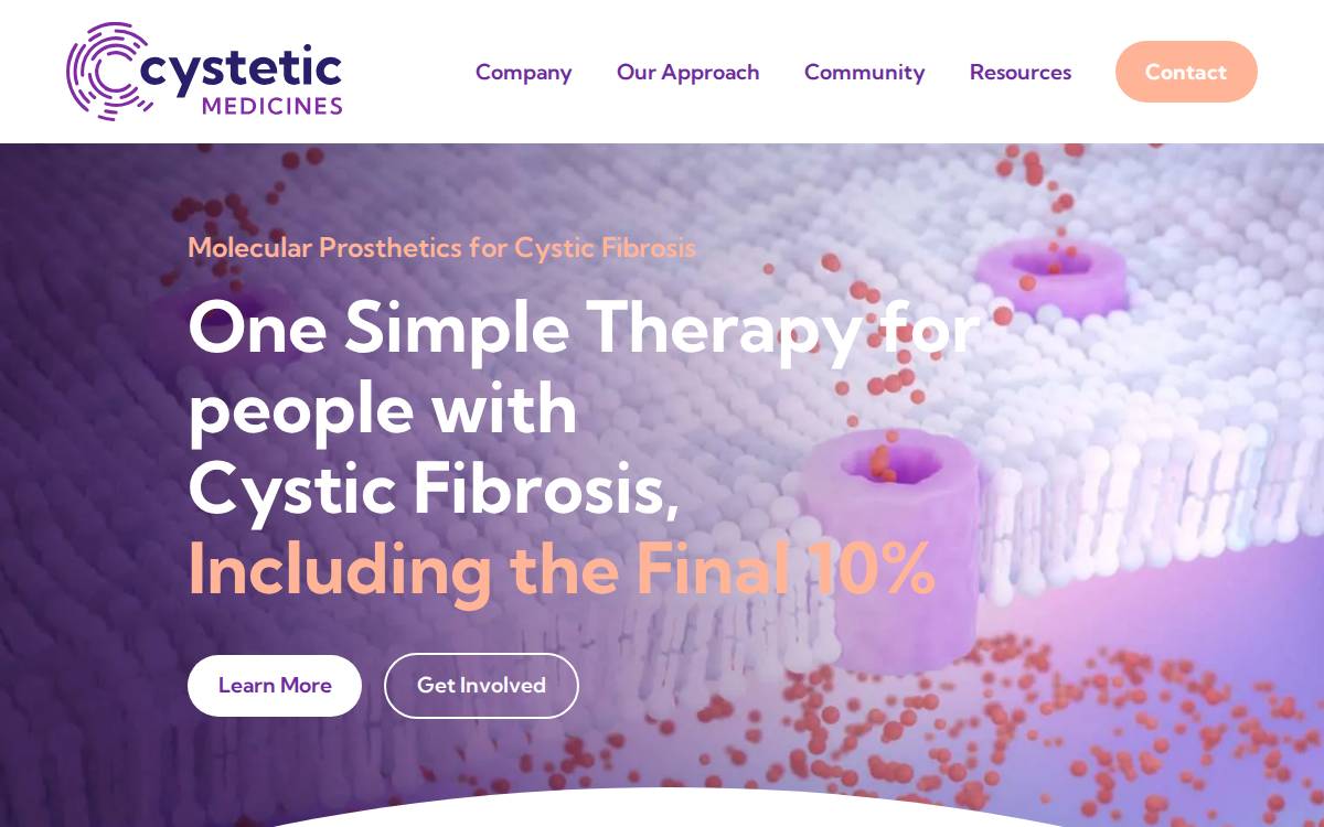cystetic Medicines website preview