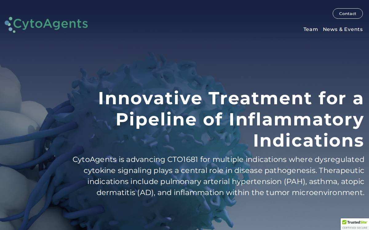 CytoAgents website preview
