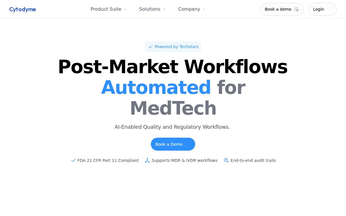Cytodyme website preview