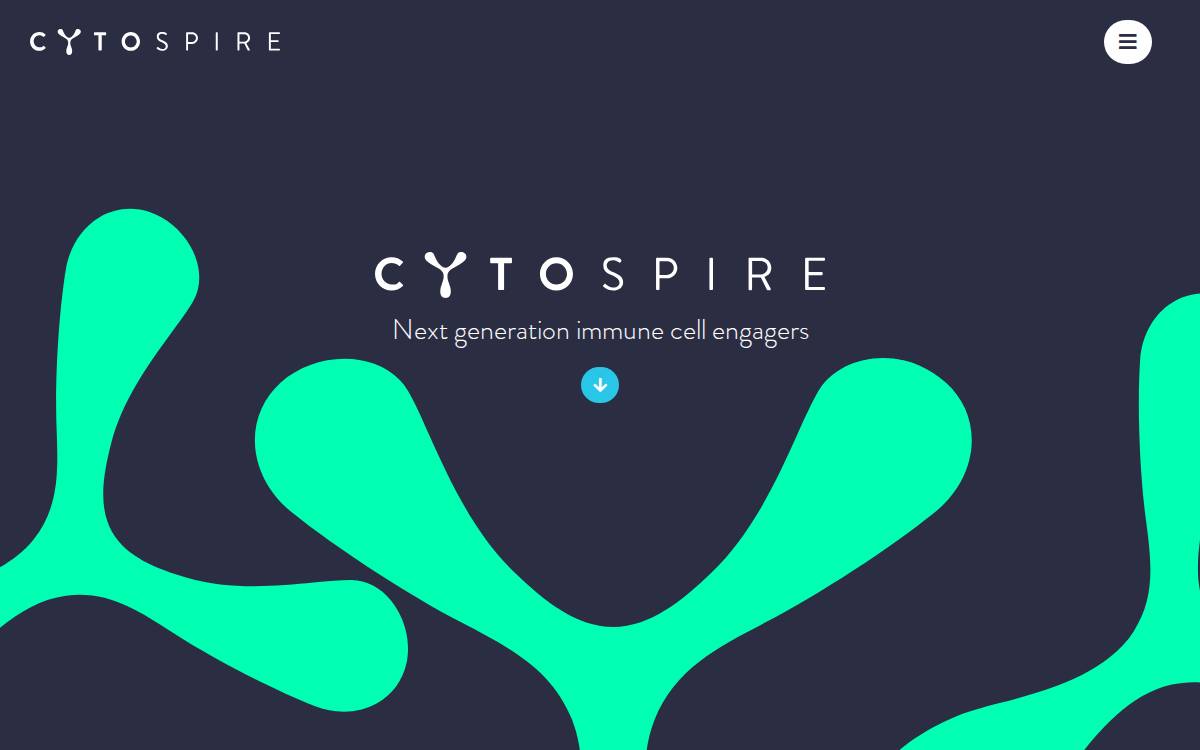 Cytospire Therapeutics Website website preview