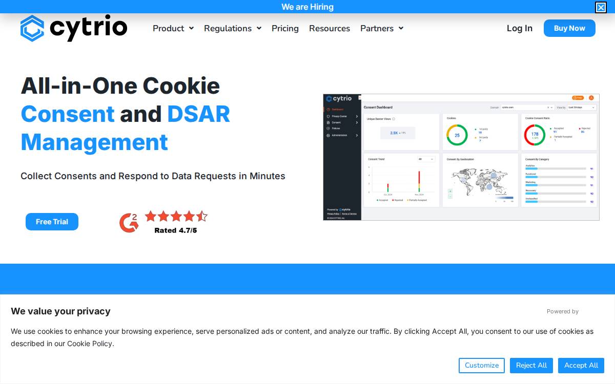CyTrio website preview