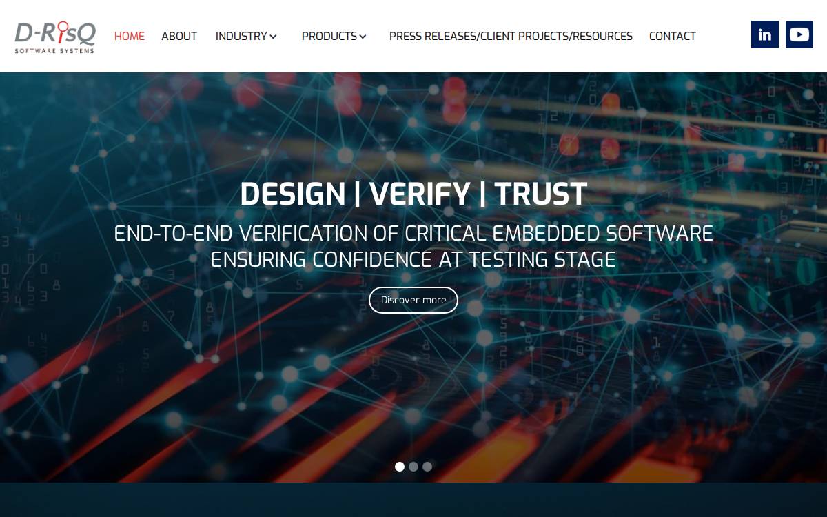 D-RisQ Seed website preview