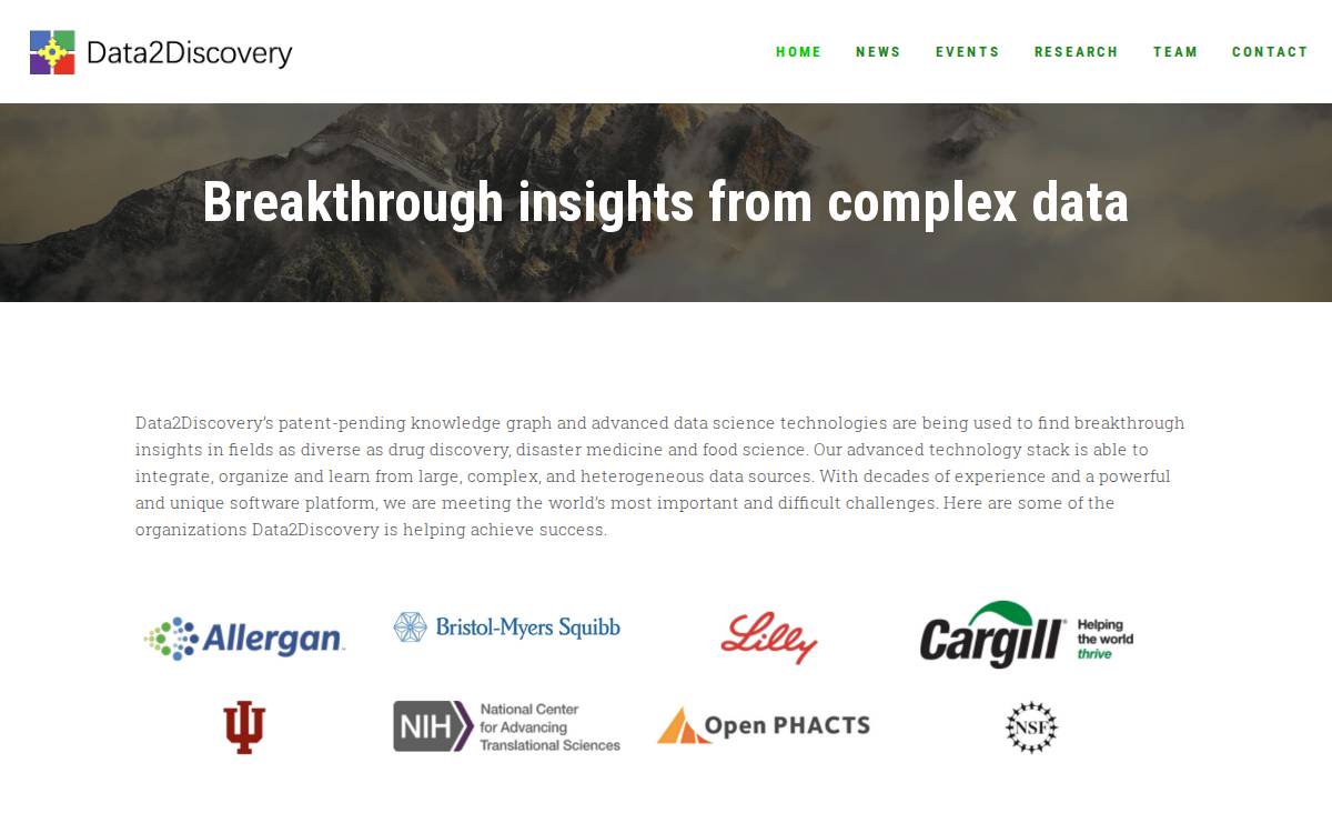 D2Discovery website preview